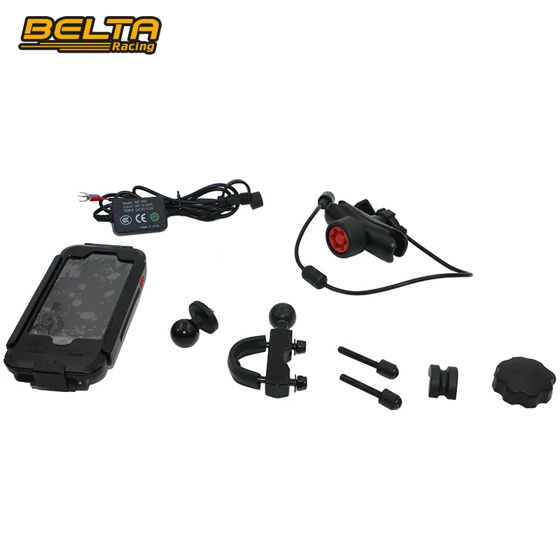 Мотоцикл Водонепроницаемый Чехол USB Зарядное Устройство Мобильного