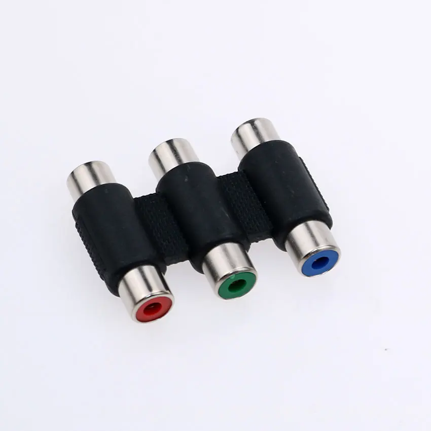 Cltgxdd 1/2/3 RCA AV Аудио Видео Женский переходник разъем для ТВ Стерео оборудования |