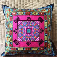 china ethnic minority areas hand embroidery home decor cushion no filling cotton pillow sofa cushions decorative throw pillow