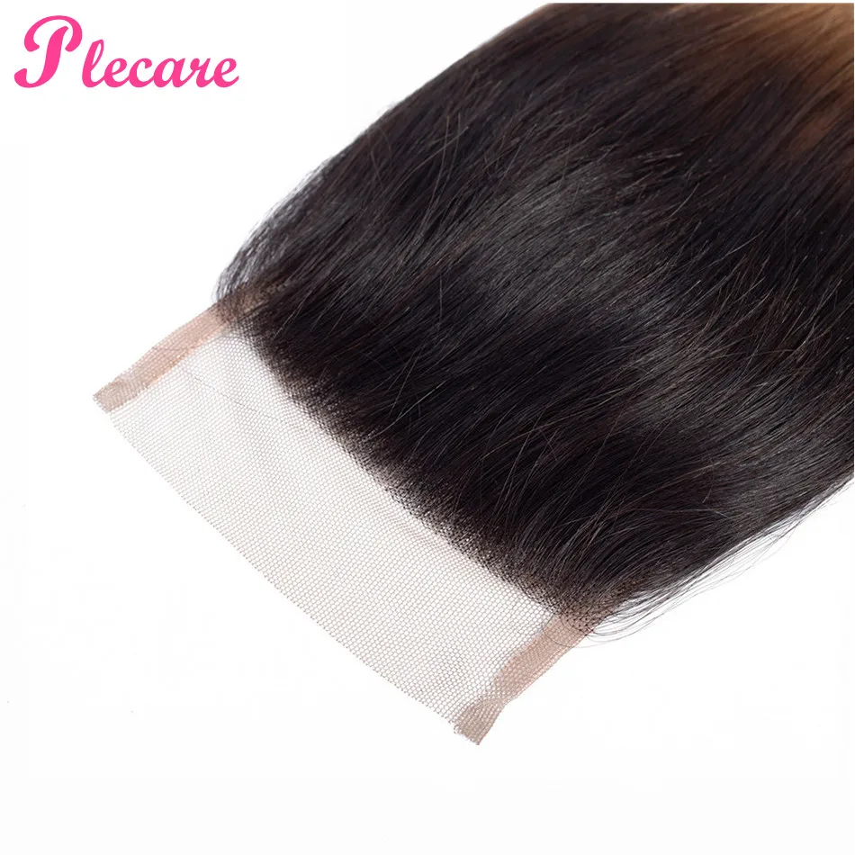 Plecare прямые 4*4 Кружева фронтальное закрытие 1 шт T1B 27 8 20 дюймов перуанские не Реми