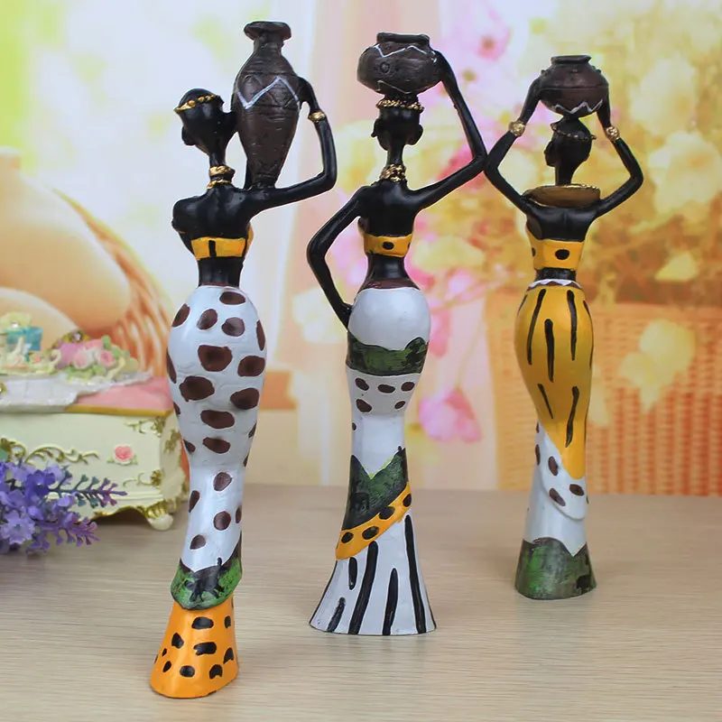 Набор из 3 предметов креативные винтажные африканские куклы для девочек изделия