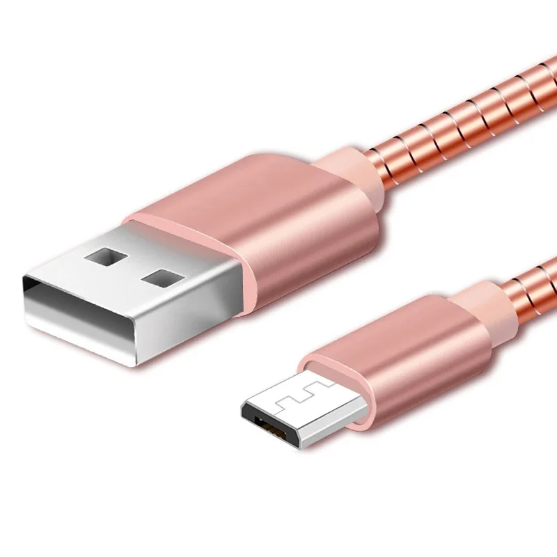Высококачественный металлический мягкий шланг Micro Usb 8Pin кабель для передачи