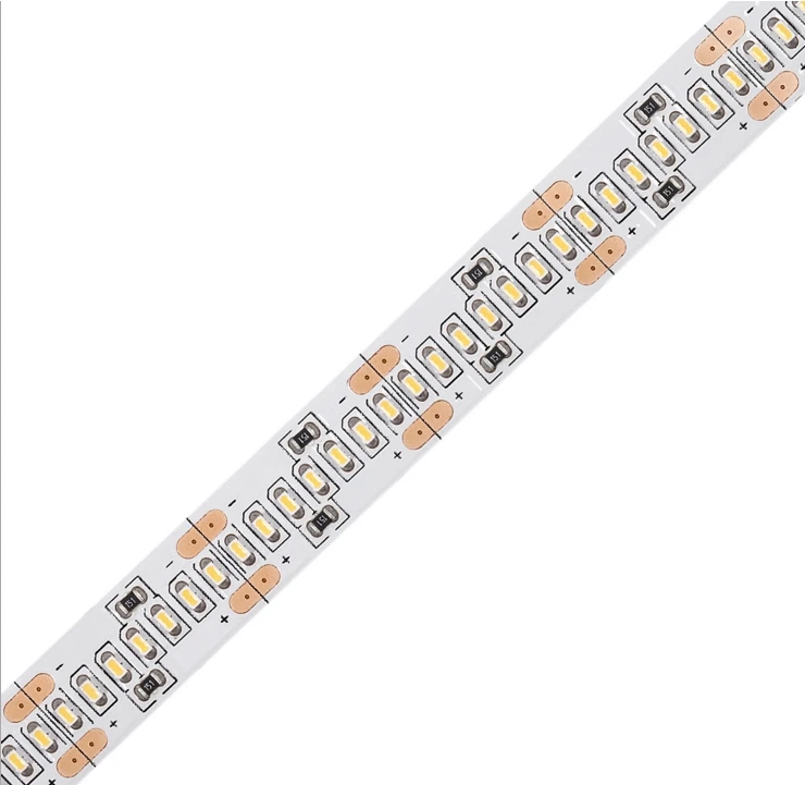 [Seven Neon] DC24V 5 м IP20 10 мм FPBC 350led/M 21 Вт/м 2110 светодиодные полосы, супер яркий 90 CRI светодиодные ленты, теплый белый свет Газа