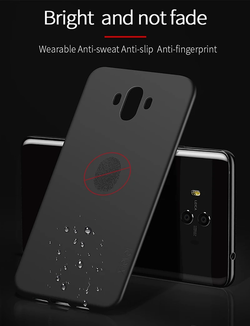 X-Level Guardian Soft Matte TPU Silicone Phone Case for Huawei Mate 10 Dual Sim Utral thin Back Cover For | Мобильные телефоны и