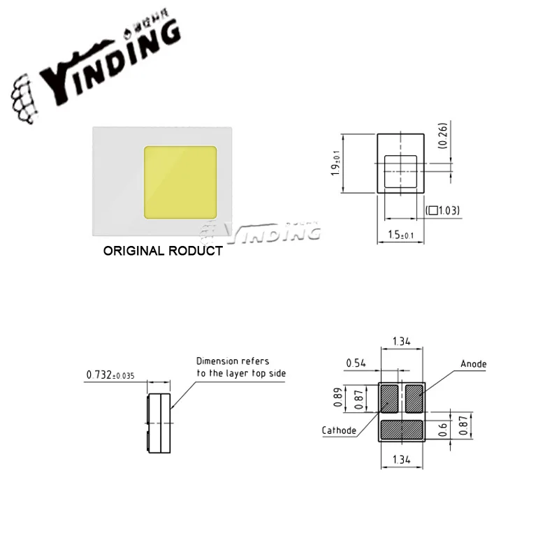 5 шт. OSRAM KW CELNM1.TG 10 Вт мощная светодиодная лампа 6500K холодный белый светильник, Автомобильный светодиодный головной светильник