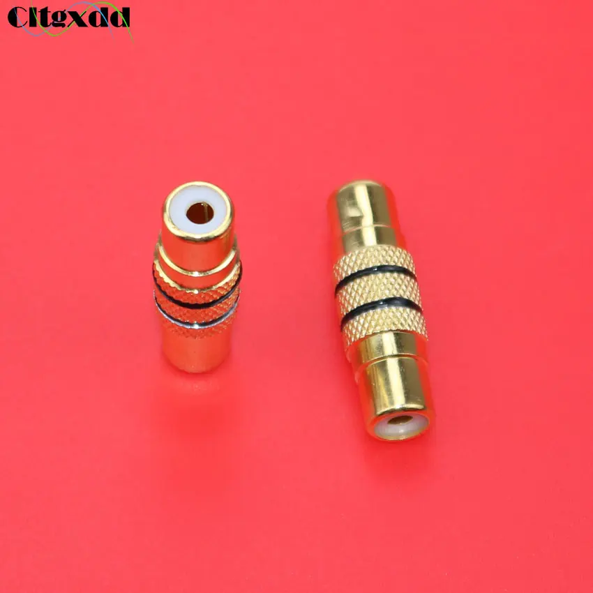Cltgxdd позолоченный RCA lotus female to через расширение AV Аудио Видео адаптер ТВ усилитель