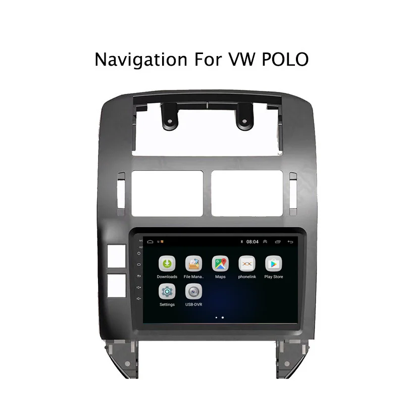 9 &quot2.5D IPS Android 8 1 автомобильный DVD GPS плеер для VW Polo 2004 2010 Радио стерео головное