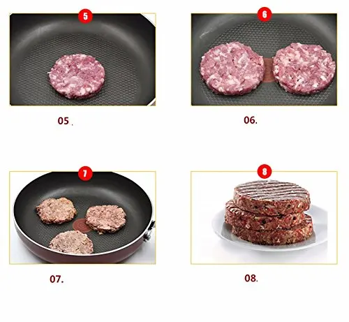 1 шт. ветчина из нержавеющей стали гамбургер мясной рулет прессы DIY бургер/Пицца шеф-повара котлеты форма для мясного рулета Приготовления Пищи Инструменты