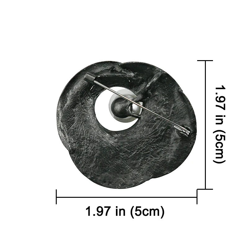 ALenno Мода Жемчуг нерегулярные цветок броши шпильки для мужчин женщин клип Шарф