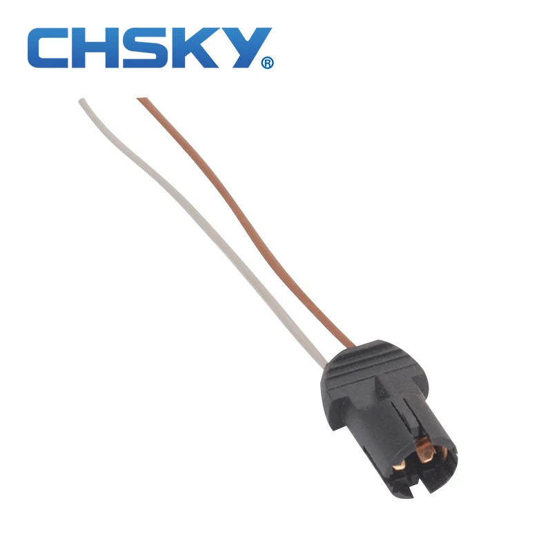 CHSKY 2 шт. подходит для лампы 5 Вт T10 пластиковый разъем высококачественный