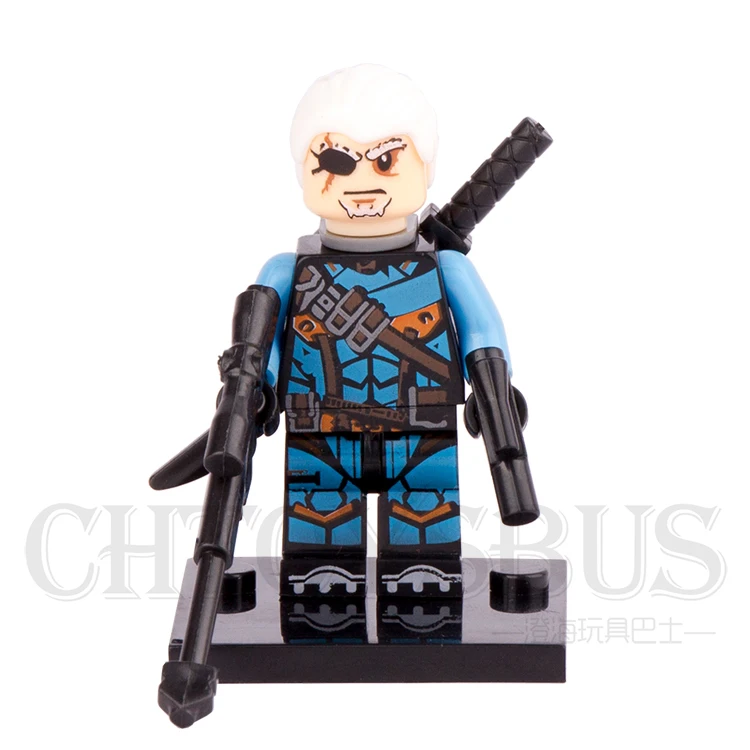 Один Продажу Deathstroke Слейд Wilson меч ружье Super Heroes Мстители Соберите маленькие