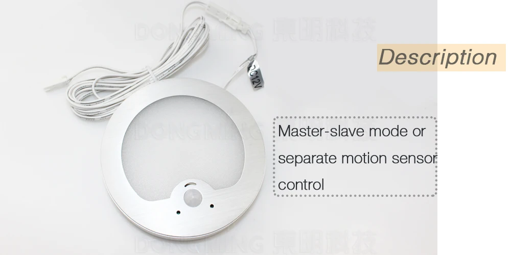 3 2 Вт Светодиодная инфракрасная лампа с датчиком движения тела 12В светильник для