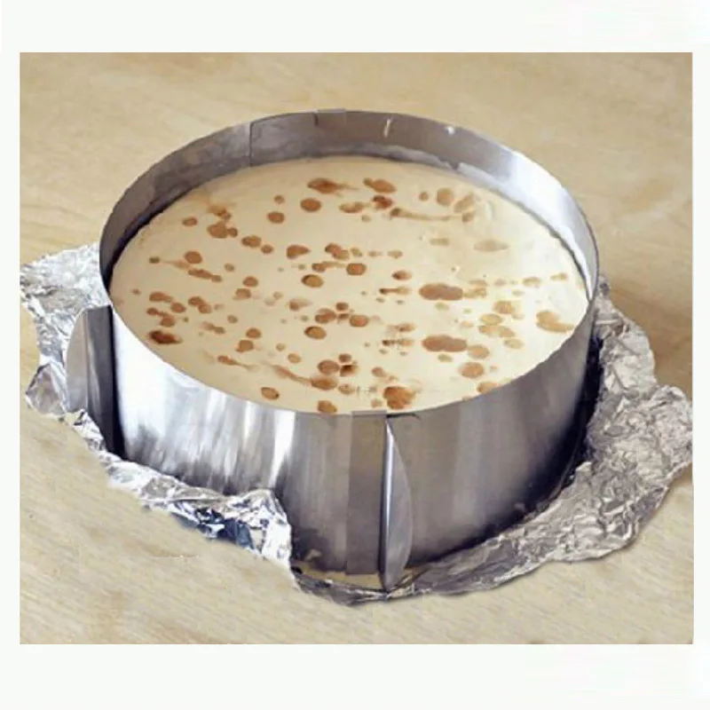 Регулируемая форма для торта из нержавеющей стали выдвижное кольцо Мусса 6 12