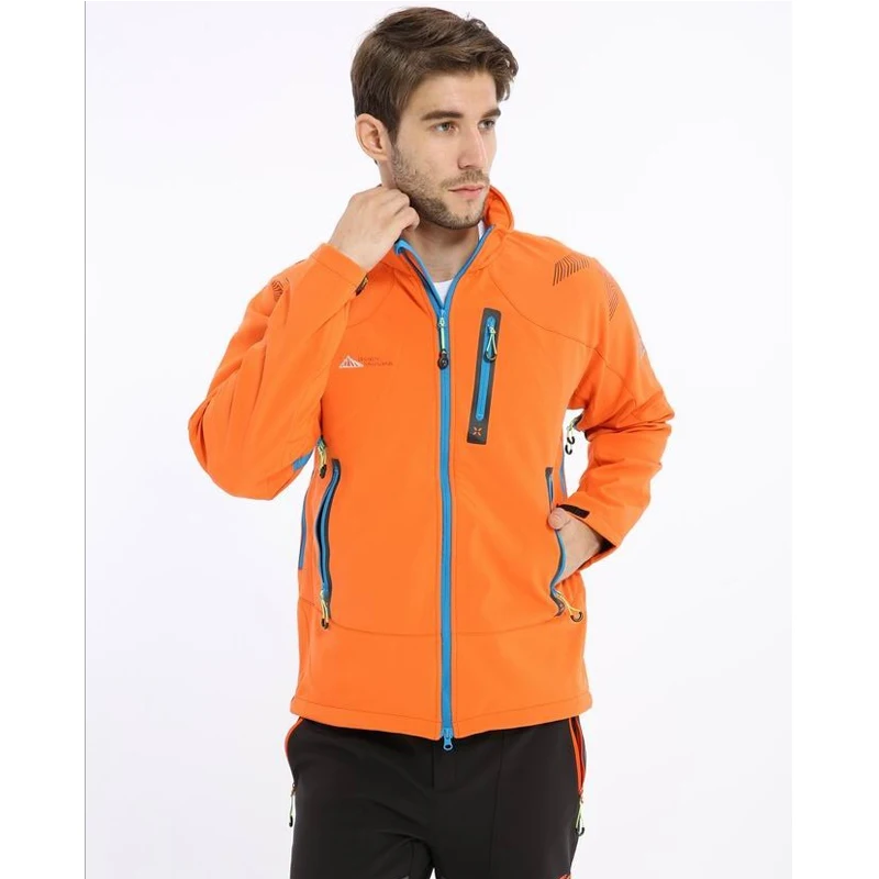 Водонепроницаемая ветрозащитная походная куртка для мужчин 2019 уличная мягкая