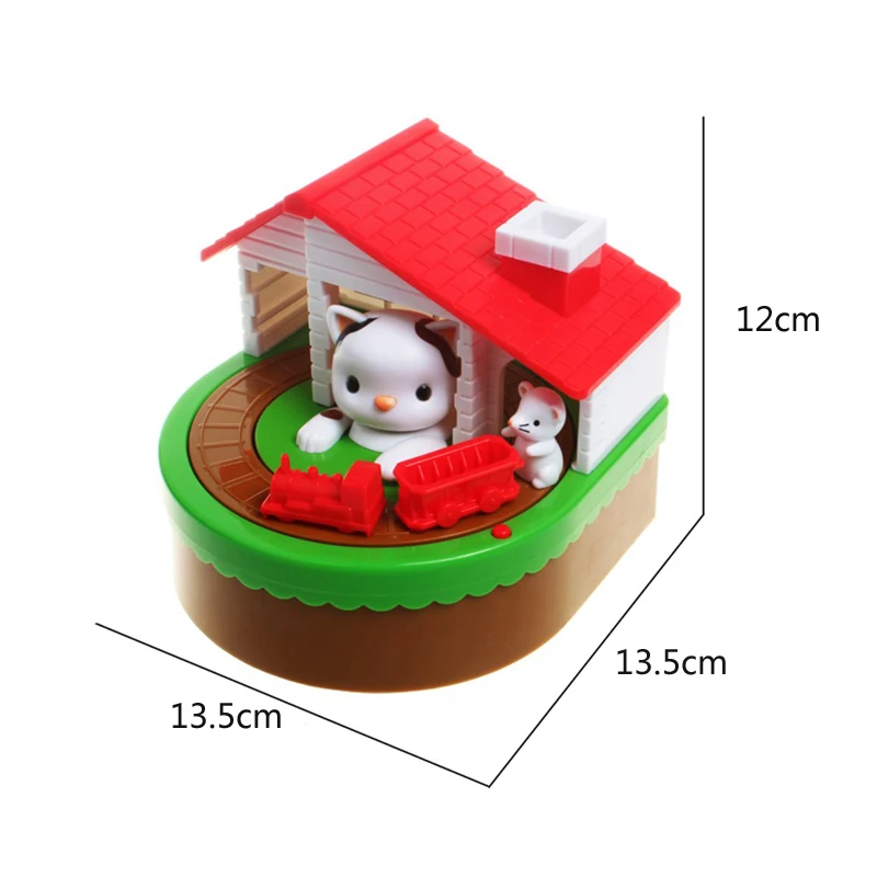 Милая мышь и кошка сохранить деньги коробка игрушки банки сбора экономии денег банк креативный подарок с музыкой монеты сохранение коробка