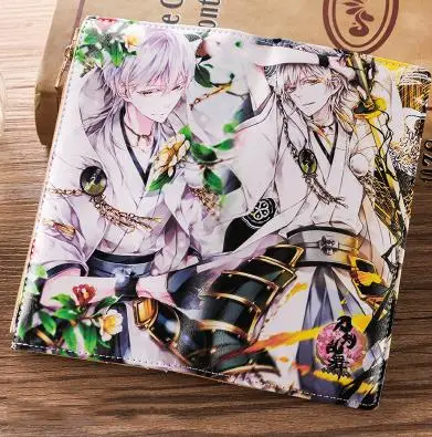 long 3 Аниме Touken Ranbu онлайн Простой Длинный кошелек портмоне держатели карт для женщин и мужчин повседневное телефон кошелек клатч - Цвет: long 3