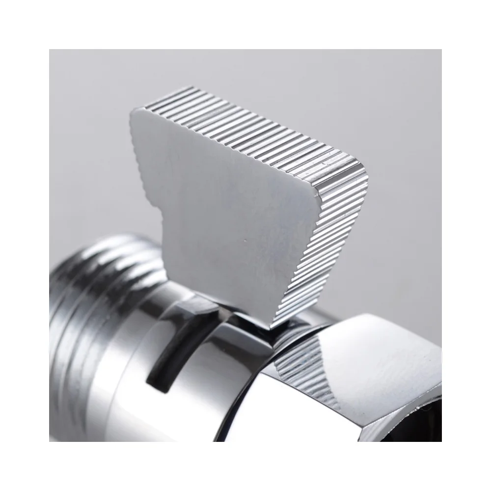 CRW запорный клапан Твердый латунный хромированный контроль расхода воды для