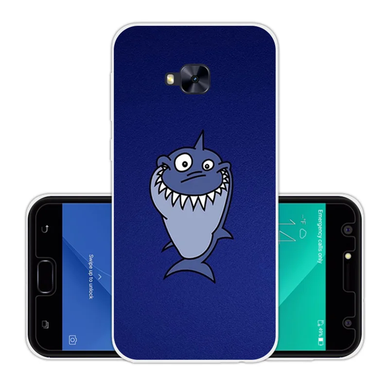 Силиконовые чехлы из ТПУ для Asus Zenfone 4 Selfie ZD553KL Роскошные Чехлы DIY прозрачный