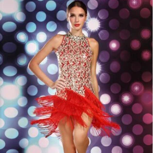 Женское платье с бахромой белое синее фиолетовое красное черное для