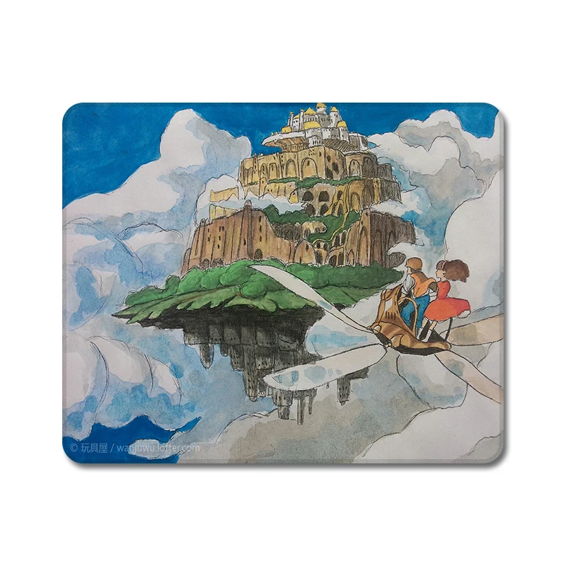 Hayao Miyazaki аниме Howl's Moving Castle натуральный резиновый коврик для мыши Коврик