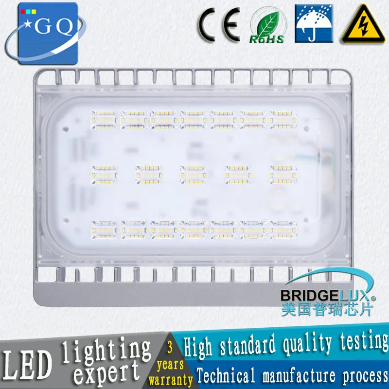 

American bridgelux chip led flood light 20W 30W 50W 70W 100W 220v square light lighting Floodlights outdoor lamps garden light