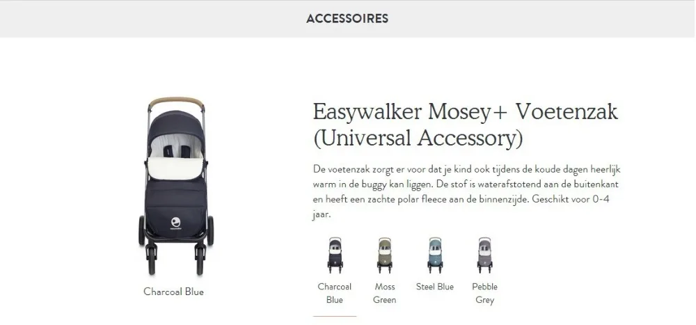 Голландский высокий пейзаж easywalker Mosey+ коляска Международная Высококачественная детская коляска амортизация светильник и легко складывается