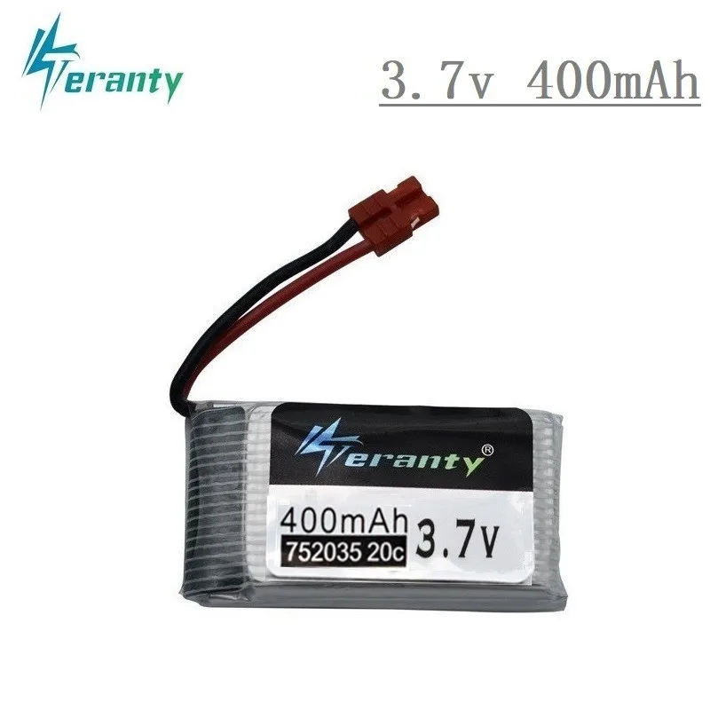 3 7 V 400mah Lipo батарея для SYMA X15 X5A-1 X15C X15W H31 X4 H107 KY101 E33C E33 U816A V252 H6C RC Quadcopter запасные части