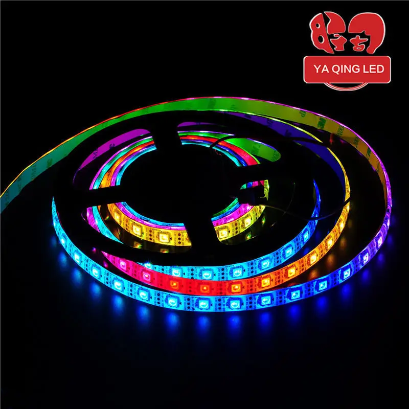 1 ~ 100 м 30 60 74 96 144 led/M WS2812B WS2812 SK6812 Светодиодная лента 5050 RGB полноцветная