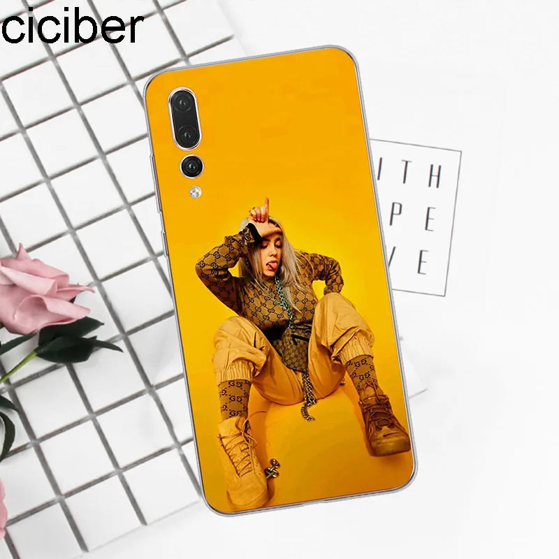 ciciber For Huawei P 20 10 9 8 Lite Pro Plus 2017 Soft TPU Phone Cases Billie Eilish Mate X Fundas Coque |