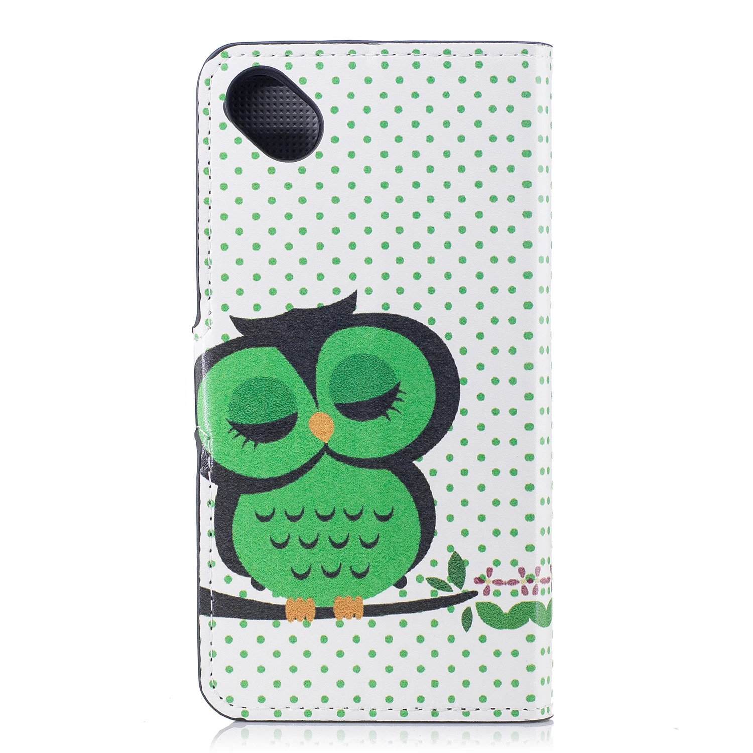 Кожаный чехол Coque для Wiko Sunny 2 Plus Чехол Флип-бумажник подставка мобильного