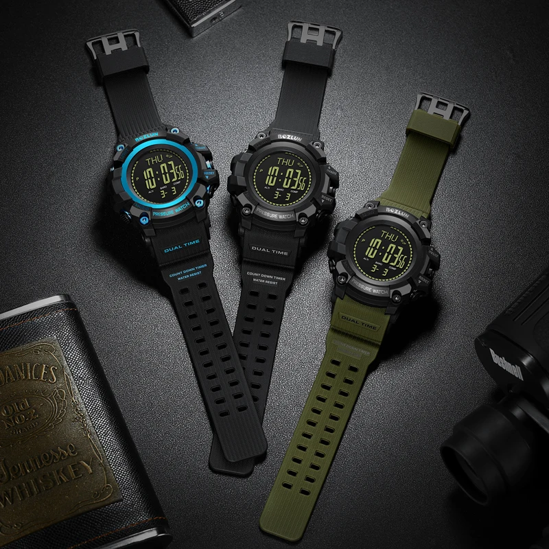 Смарт часы мужские спортивные военные наручные цифровые светодиодные g shock