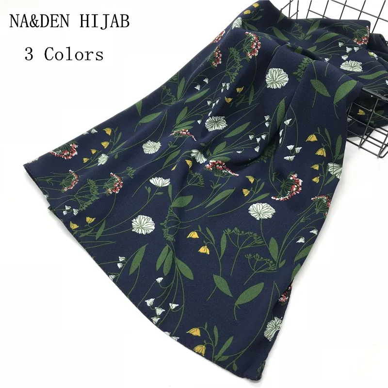 

High quality Flower Spring Print Color handmade Fringes shawls headband bandana hijab muffler muslim scarves/scarf Free Shipping