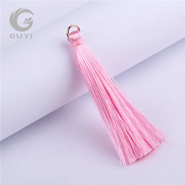 Color No.7 10 шт./лот 20 цветов кисточки DIY полиэстер кисточки 7 см кисточки для ювелирных изделий серьги аксессуары - Цвет: Color No.7