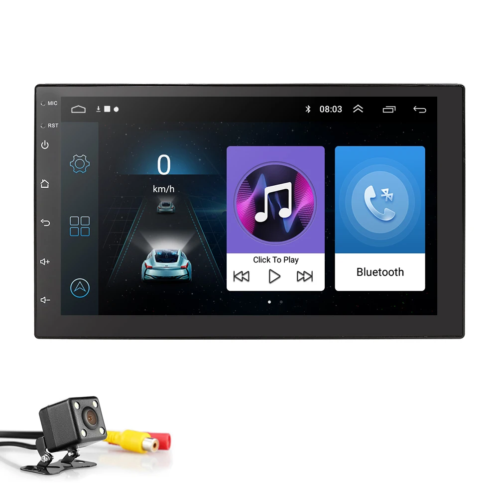 Android 9.0 Car monitor for nissan qashqai x-trail almera note juke universal Multimedia GPS navigation Mic usb IGO map Camera