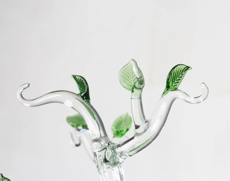 Crystal Apple Tree Ornaments Glass Fengshui Crafts Living Room TV Cabinet Home Decor Figurines Christmas New Year Gift Souvenir
