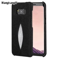 pearl half pack mobile phone case mobile phone case for samsung galaxy s8 case custom pearl leather phone case for galaxy s8