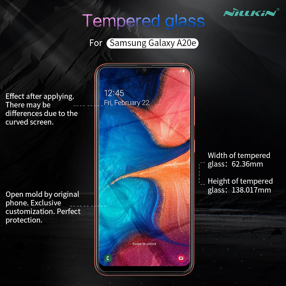 Закаленное стекло для samsung Galaxy A20E Nillkin 0,33 мм Amazing H защита экрана СПС samsung A20E стекло