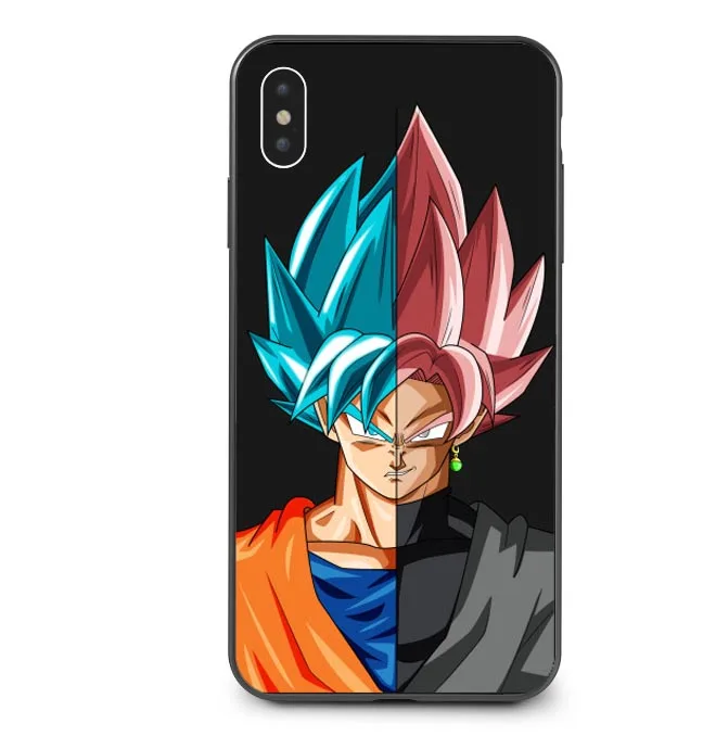 Dragon Ball z goku DragonBall Coque Shell чехол для телефона черный мягкий чехол для iPhone X 7 8 Plus 6 6s Plus 5 5S SE XS MAX XR XS