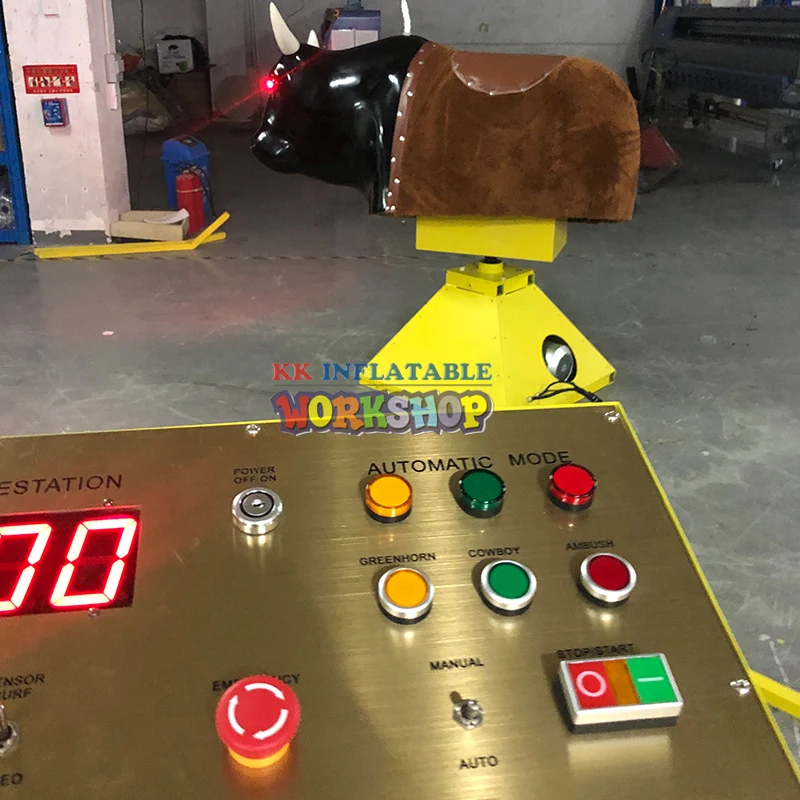 Надувные механические игры Rodeo Bull для спорта на открытом воздухе|Спортивные игры|