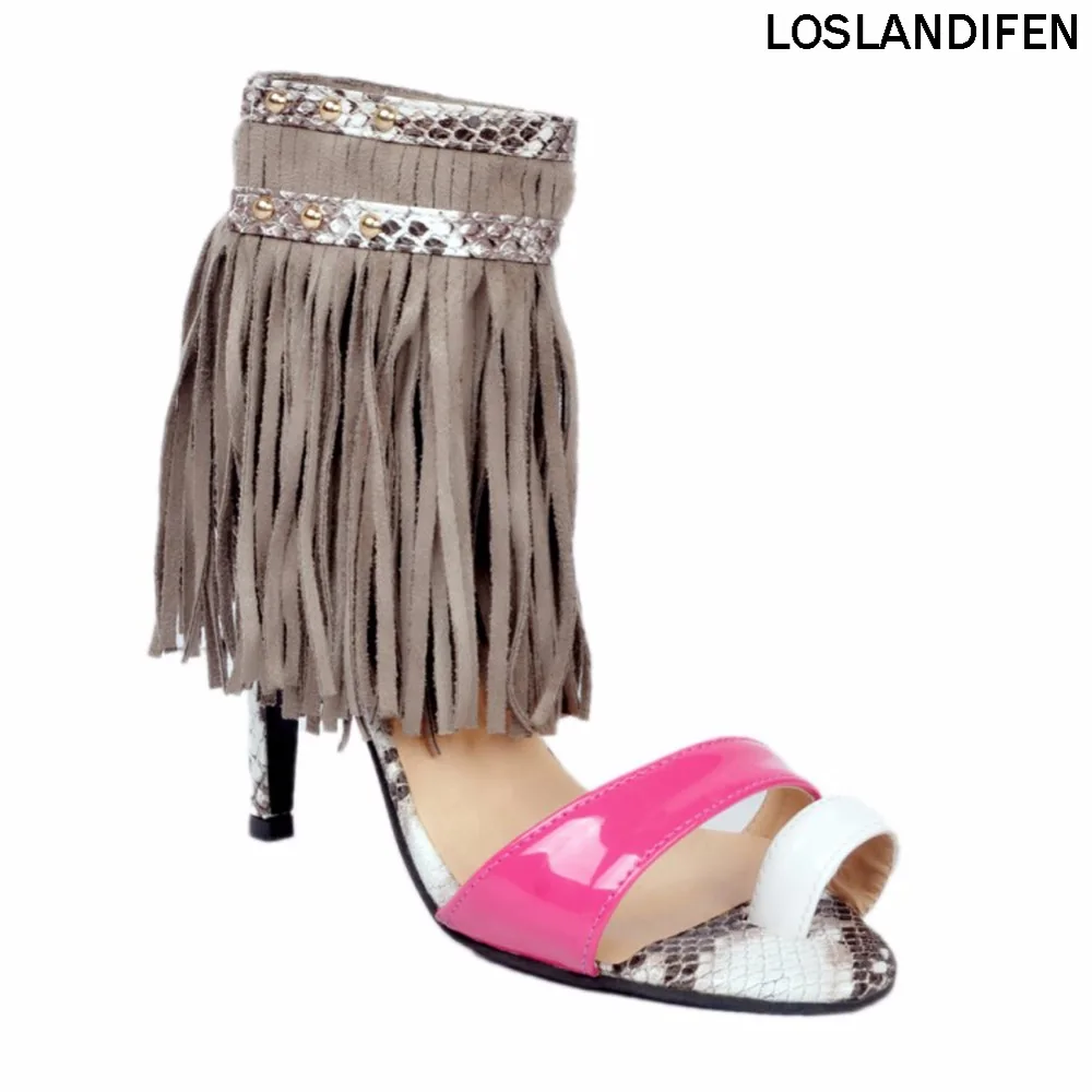 2018 новые стильные женские пикантные босоножки на высоком каблуке с открытым