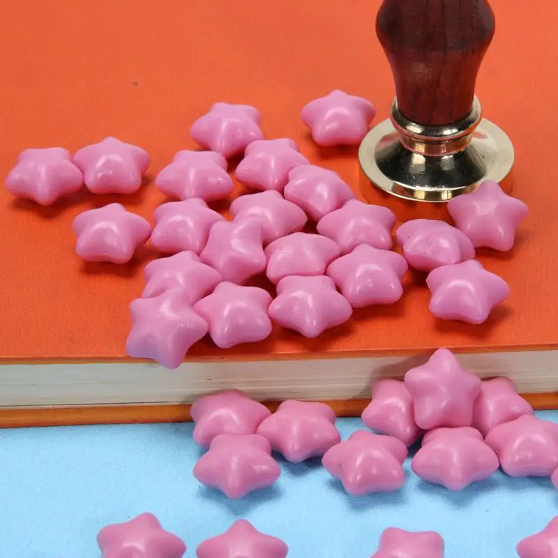 100 шт штампы запечатывания воска конверт документы расходные материалы для