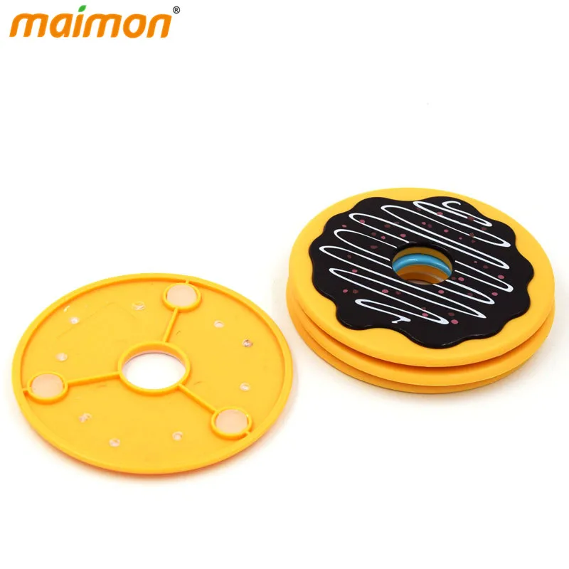 4 шт./компл. кавайный Пончик Дизайн противоскользящие чашки для напитков