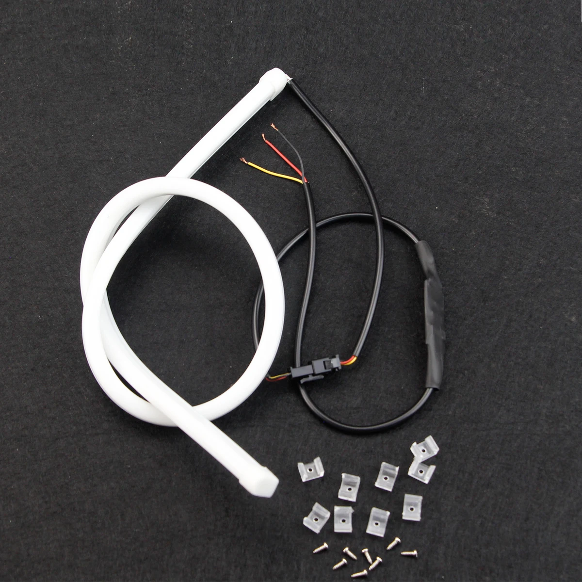 Leadtops 2 шт. гибкие светодиодные DRL двойной Цвет Поворотники боковые Свет автомобиля Бег туман сборки для Nissan Задние огни