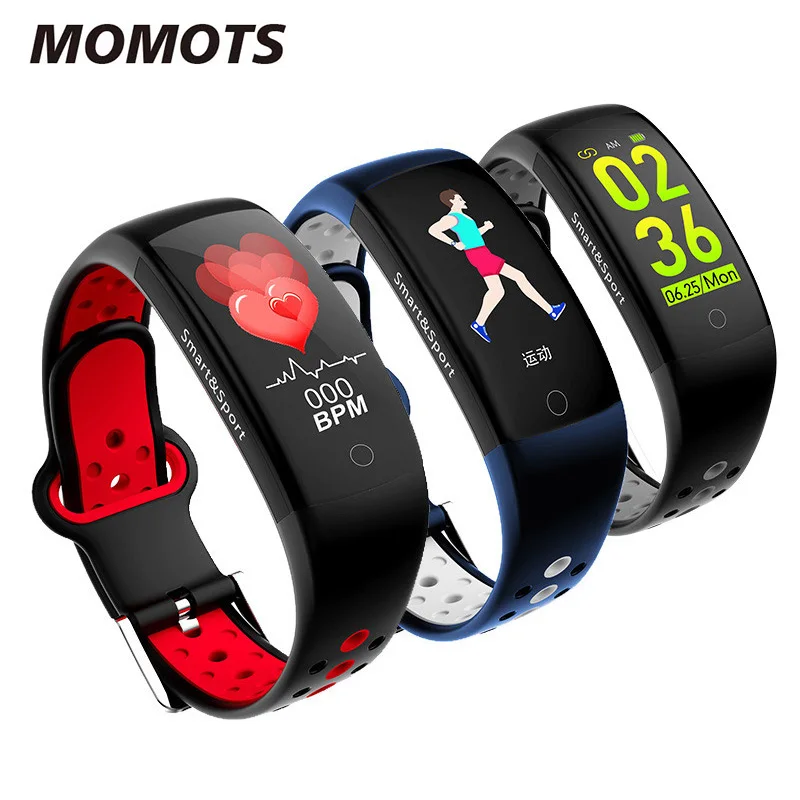 MOMOTS Q6S IP68 Водонепроницаемые Смарт часы для женщин и мужчин пульсометр наручные