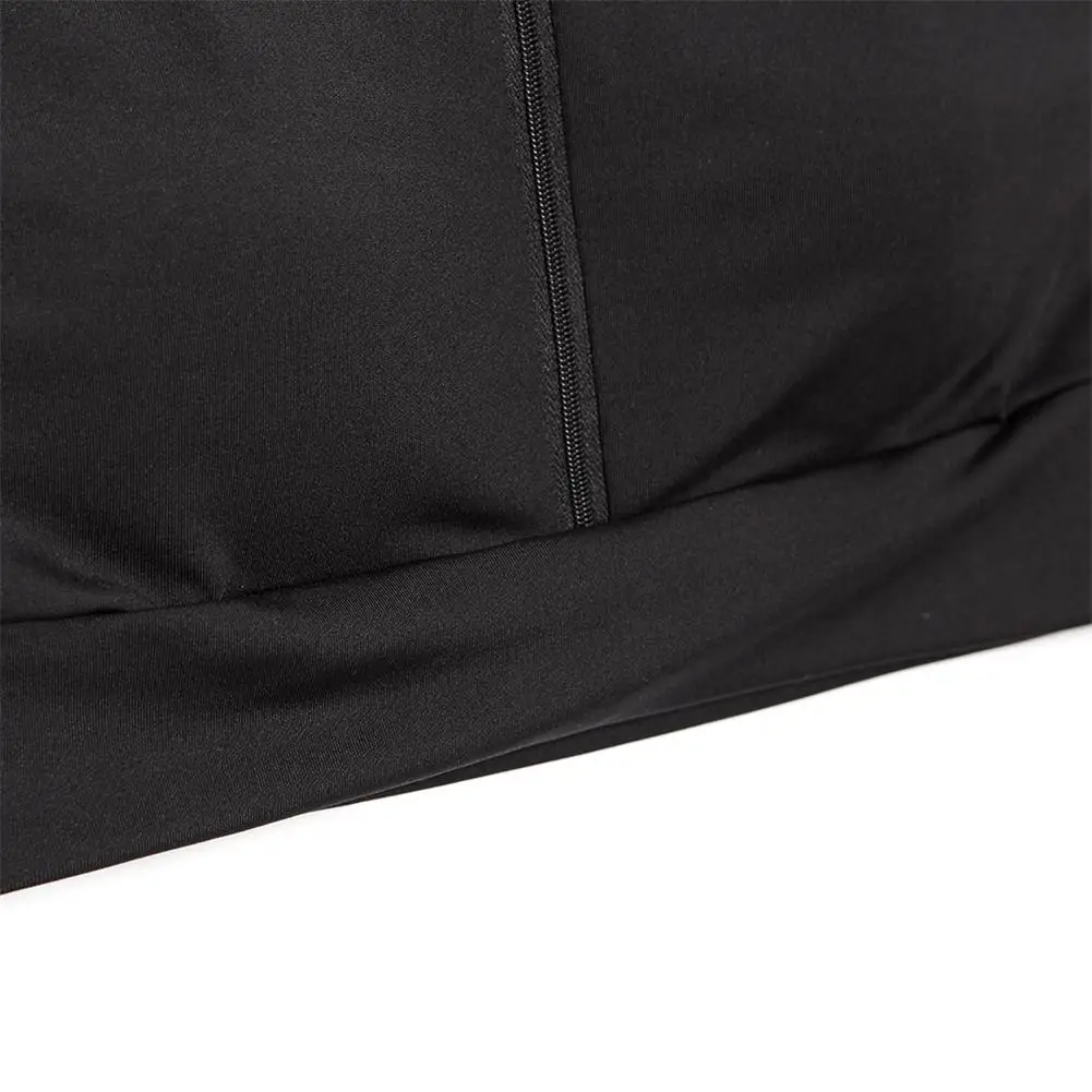 Для женщин спортивный бюстгальтер Топ для Фитнес Йога черный сексуальный