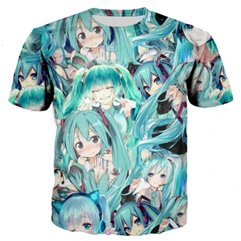 PLstar Cosmos летняя модная мужская женская футболка аниме Re: Zero Fullprint 3D печать футболка s Harajuku Повседневная футболка - Цвет: color as the picture