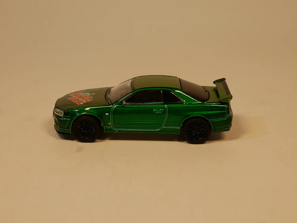 Greenlight 1: 64 2000 Nissan Skyline GT R (BNR34) литой модельный автомобиль| |