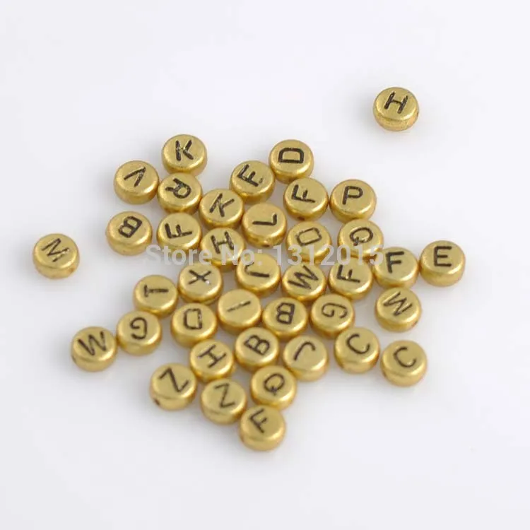 100 шт. плоские круглые акриловые бусины-разделители 7 х4 мм | Украшения и