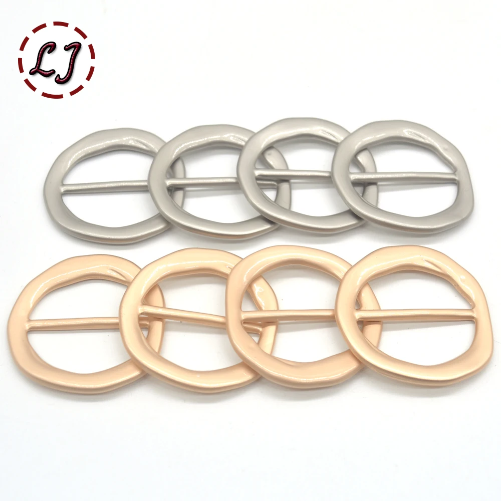 Высококачественные модные пряжки для ремня 2 шт./лот 3 см круглая металлическая