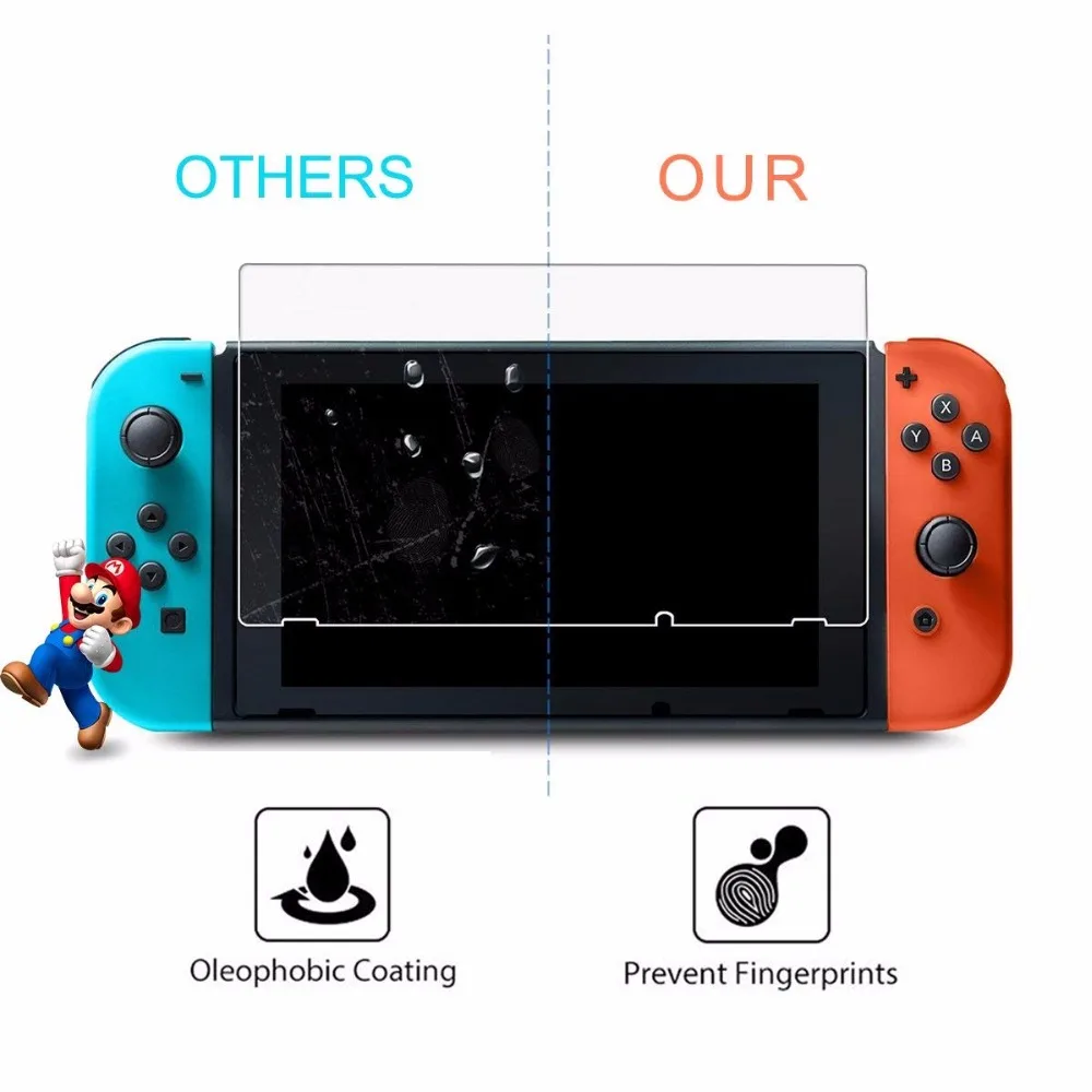 Закаленное стекло Suntaiho для nintendo Switch 3ds Ultra HD защитная пленка s Защитная Kind